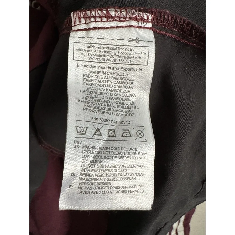 Adidas Clrdo Jacket Women’s Size Large Multicolor Crop Athleisure Running Collar - Image 4