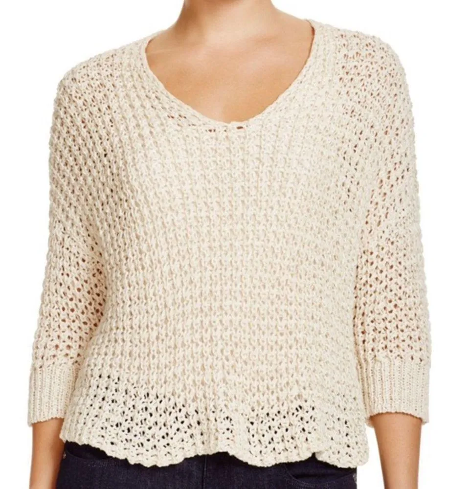 Eileen Fisher open knit sweater - Image 4