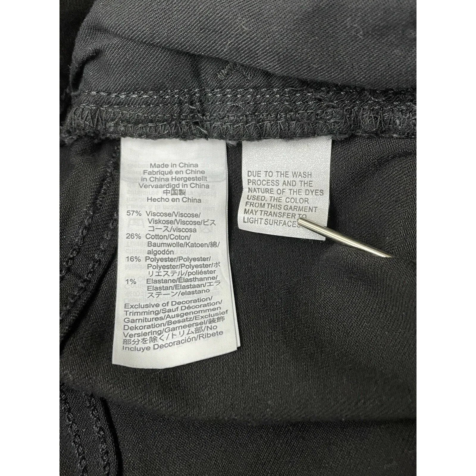 Madewell Roadtripper High Rise Skinny Stretch Black Jeans Women’s Size 36 - Image 9