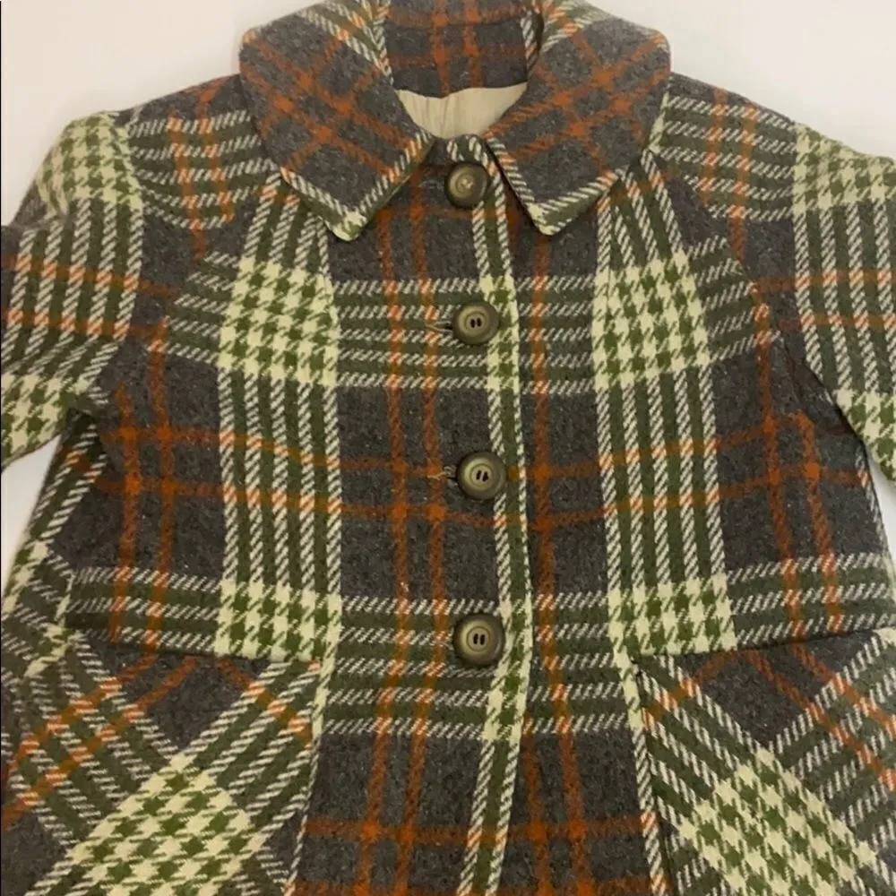 Vintage wool curtsy coats size 10 Gray - Image 7