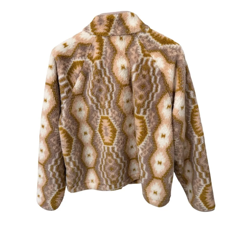 Lucky Brand Print Southwestern Sherpa Jacket Coat – Size M - NWT – MSRP $169.50 - Image 2