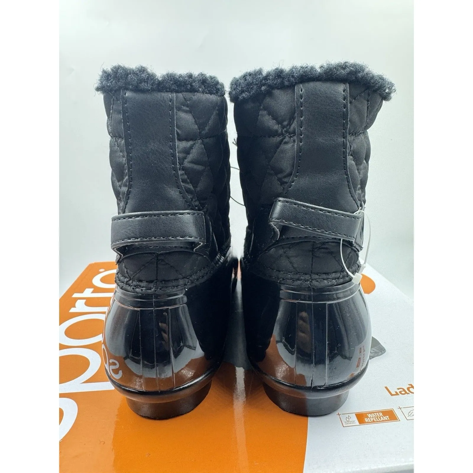 Sporto “Andie” Women’s Insulated Waterproof & Repellent Duck Boot (Black)7 - NEW - Image 5