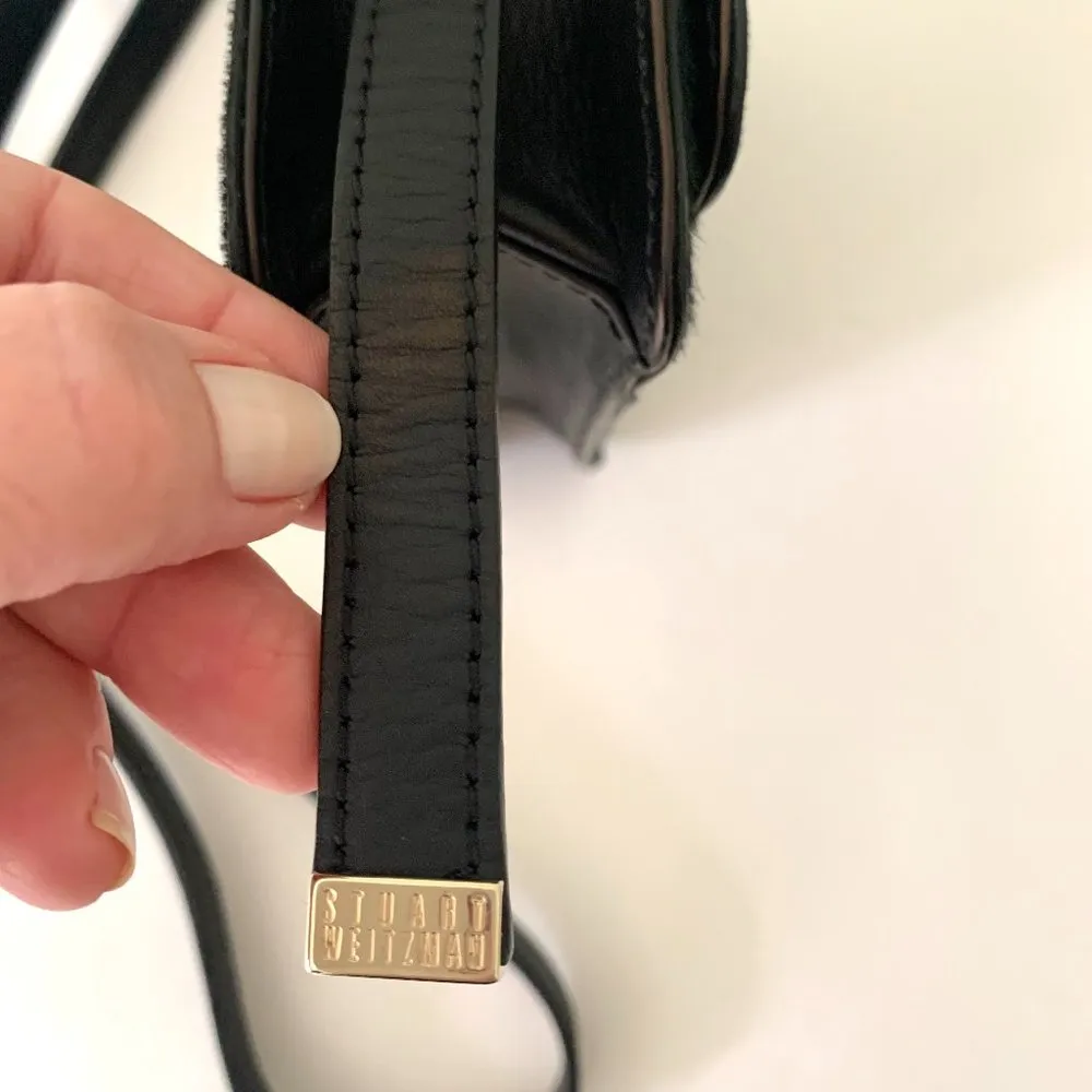 Stuart Weitzman Green Pony Hair Crossbody Bag - Image 5