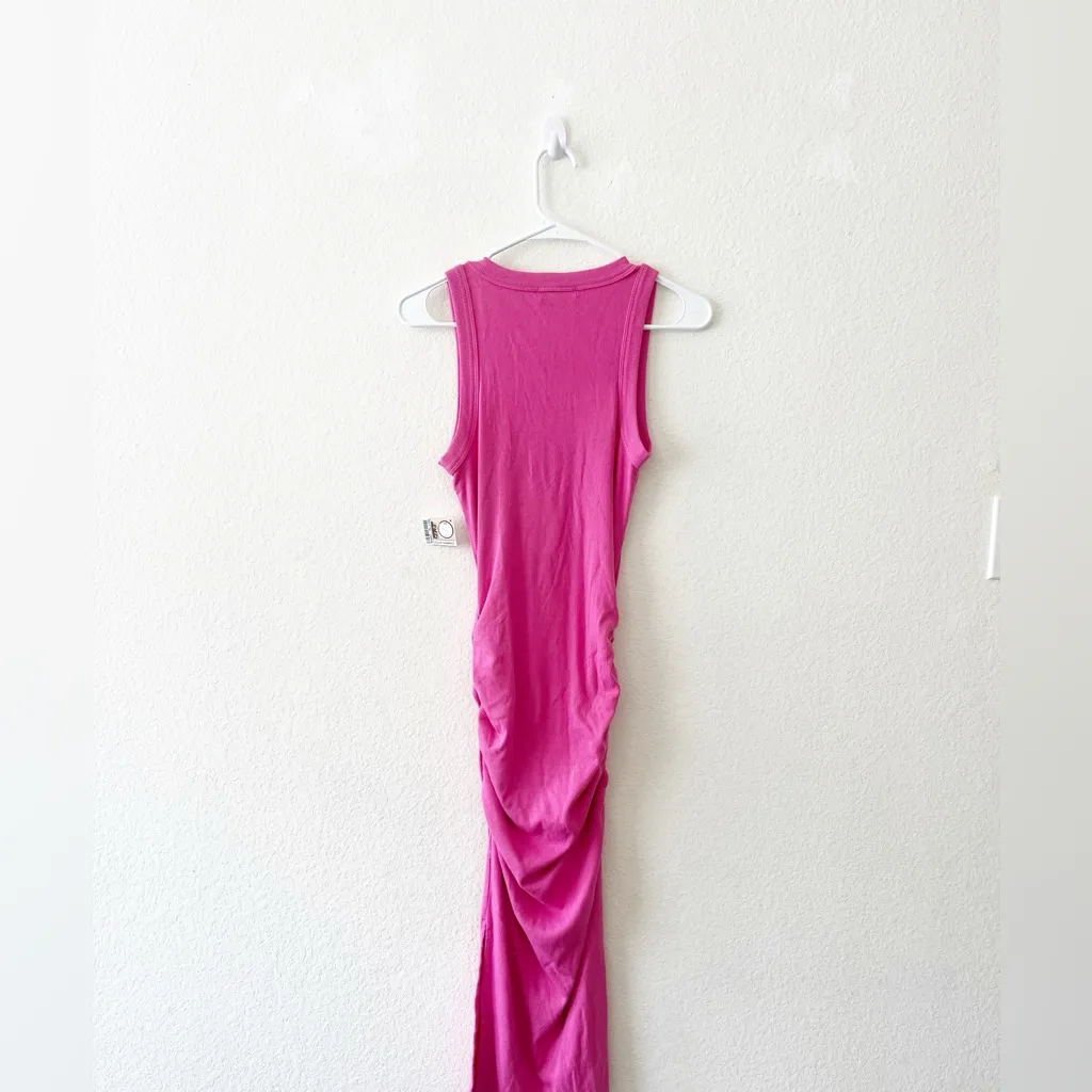 Michaels Stars Demi Ruched Ribbed Dress Pink NEW Size Small‎ - Image 5