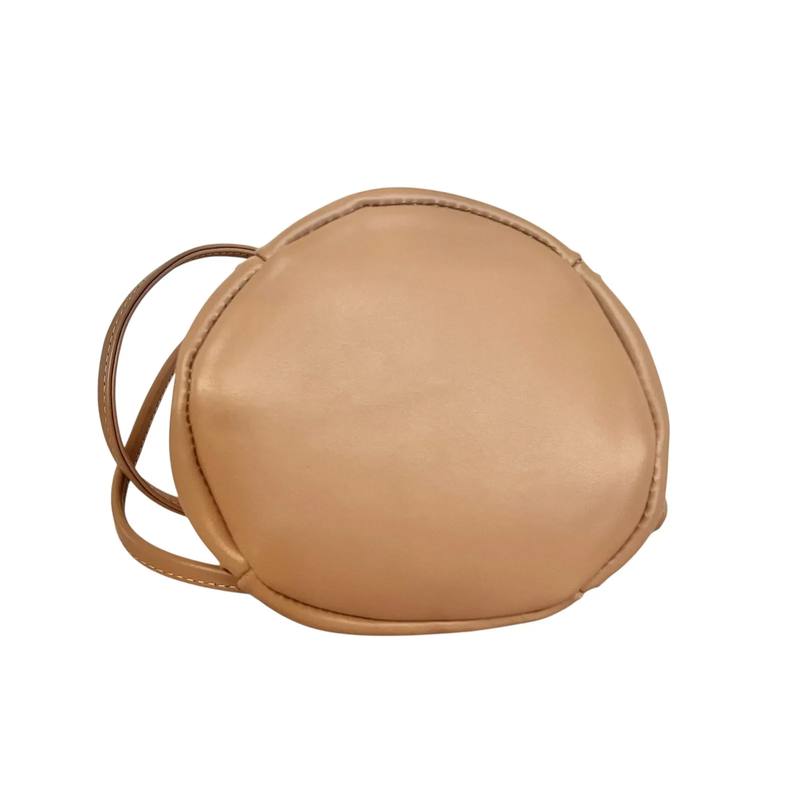 Callista Latte Beige Smooth Leather Pouch Bag Pink - Image 7