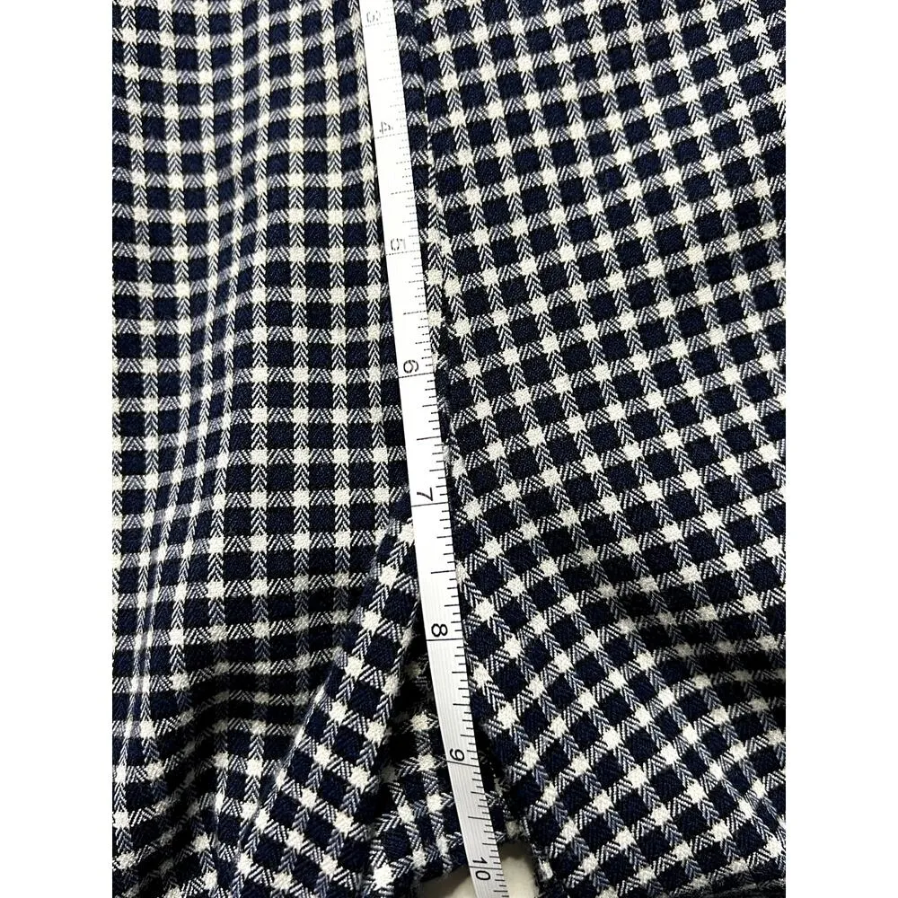 BCBGeneration  Gingham Zip in Back Cropped Pants Size 2 - Image 5