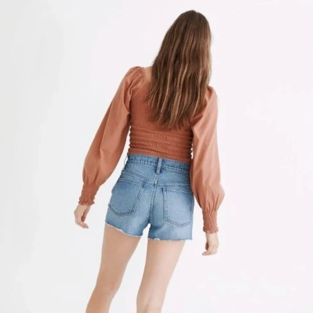 NWT Madewell The Perfect Jean Short in Burnett Wash: TENCEL™ Lyocell - Image 4