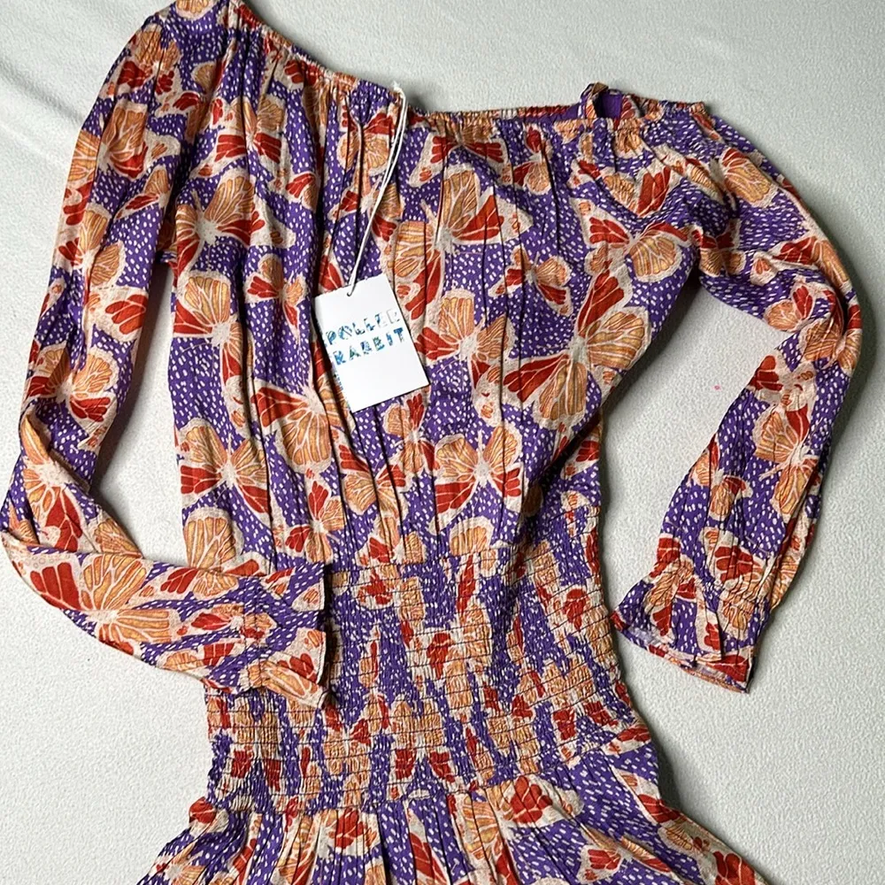 NWT Roller Rabbit Monarch Skylar One Shoulder Mini Dress - Image 4