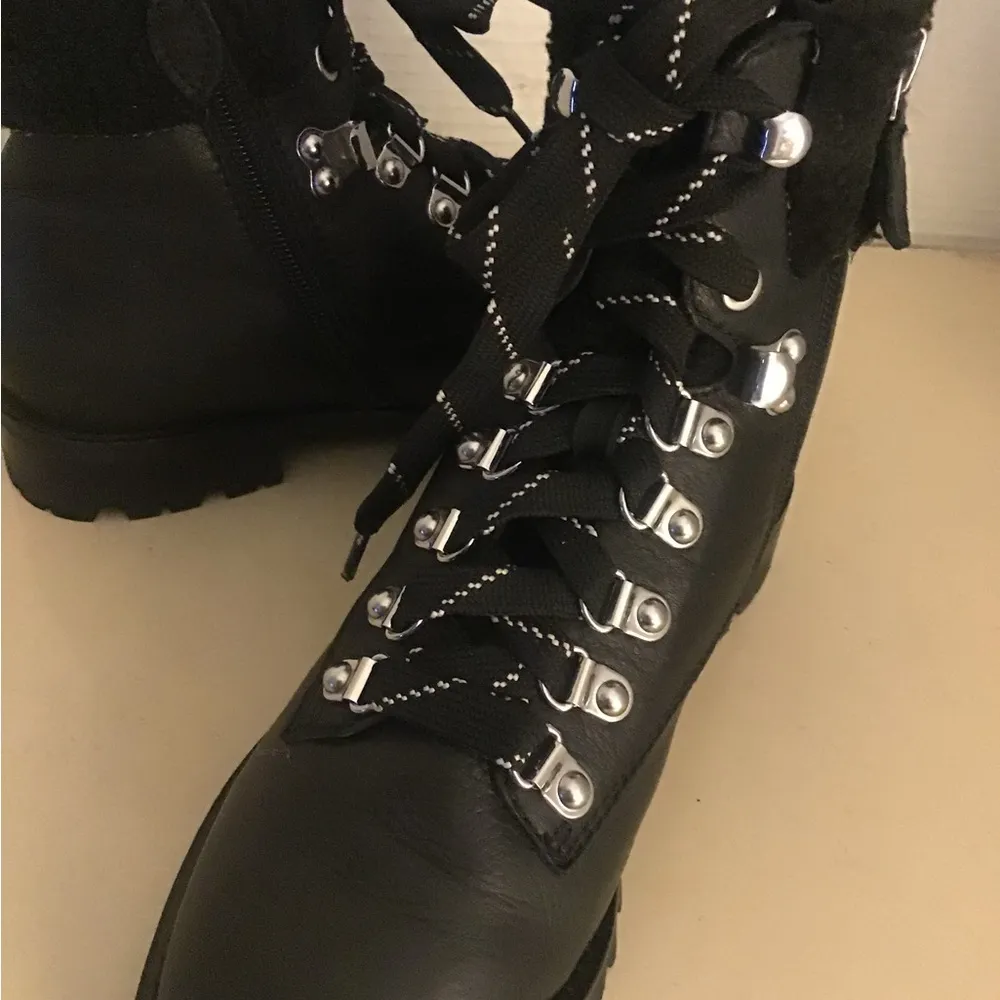 women biker combat boots US 7 Euro 38 - Image 5