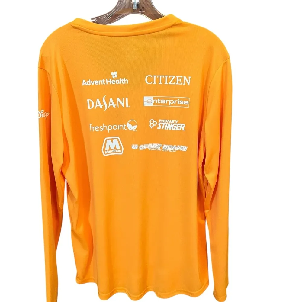 Disney Orange Long Sleeve Tee Chip and Dale RunDisney 10K - Image 3