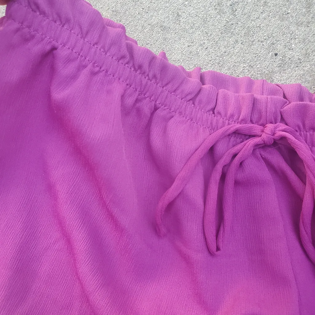 Purple shorts size small women's by about a girl - Image 4