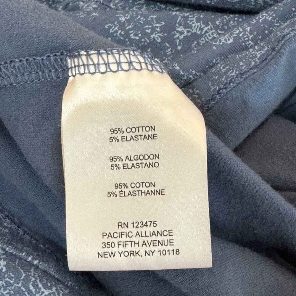 Frye Faded Blue Bandana Tiered Mini Dress Size Medium Cotton Sleeveless Western - Image 6