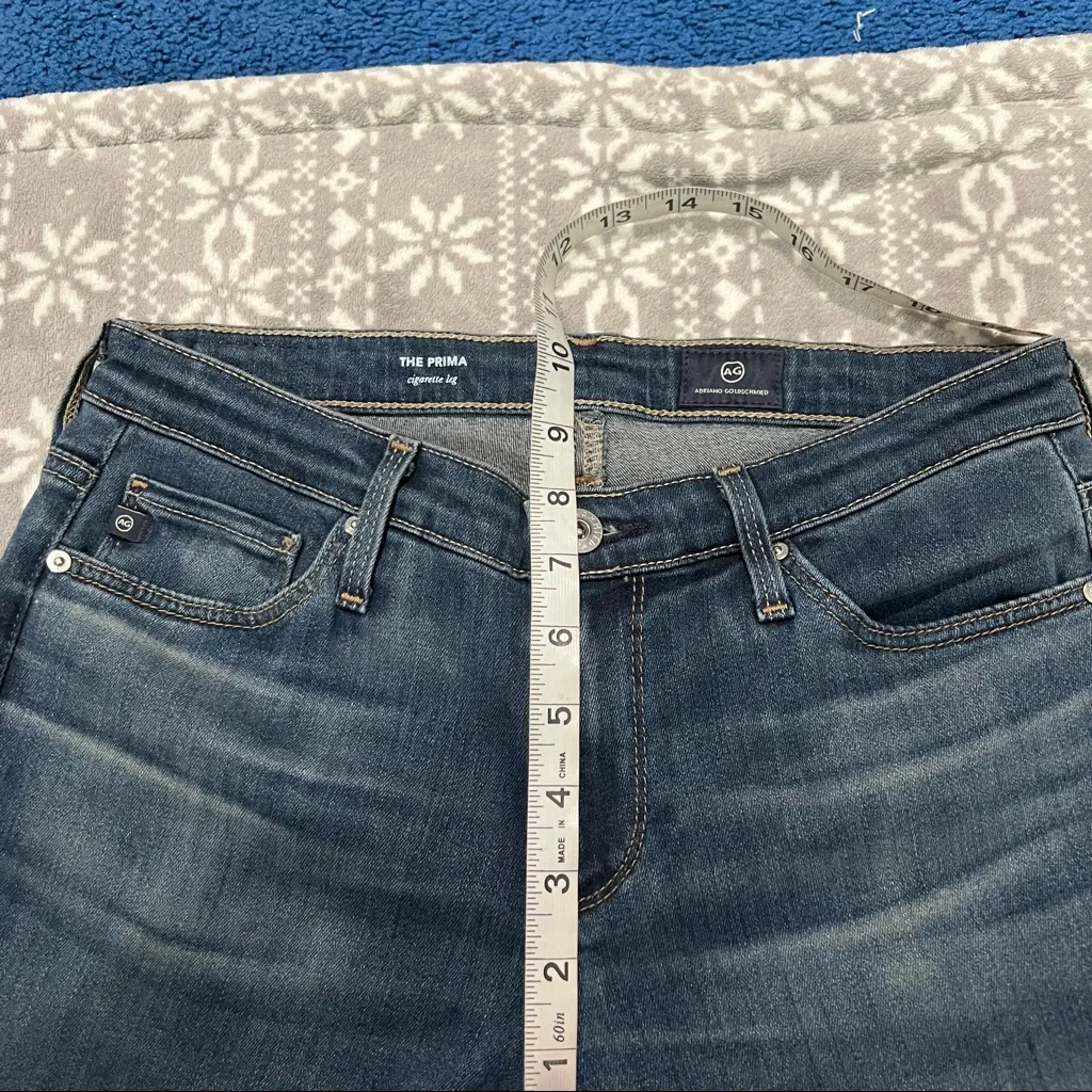 AG Adriano Goldschmied The Prima Cigarette‎ Leg Jeans BW20031 Size 25R - Image 11