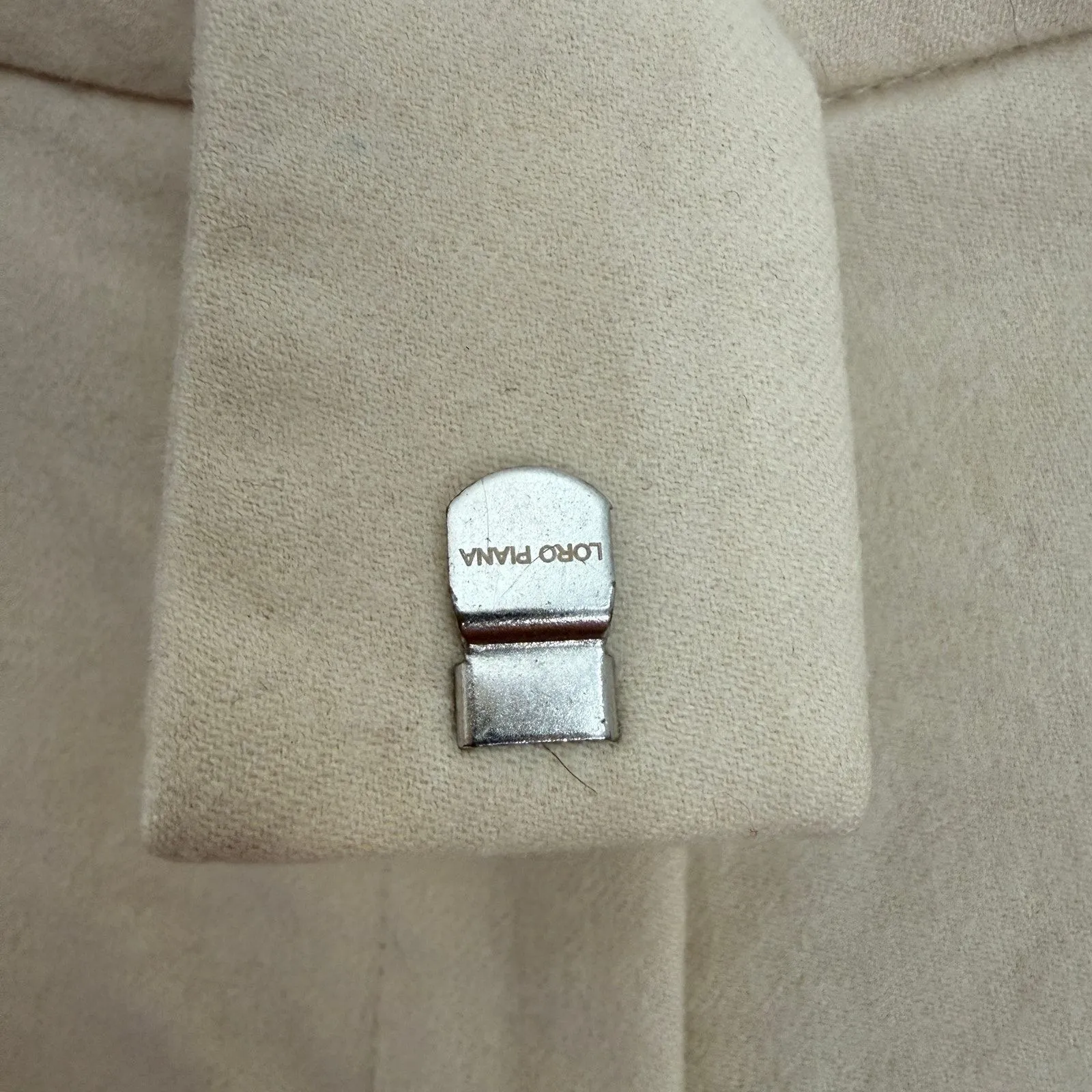 Loro Piana Women's Sz 10 Wool Cashmere Trouser Pants Butter Yellow Cream IT 46 - Image 5