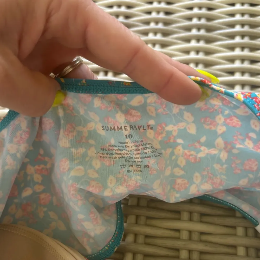 Summersalt X Diane Von‎ Furstenberg Perfect Wrap Bikini Top 10 coastal resort - Image 4