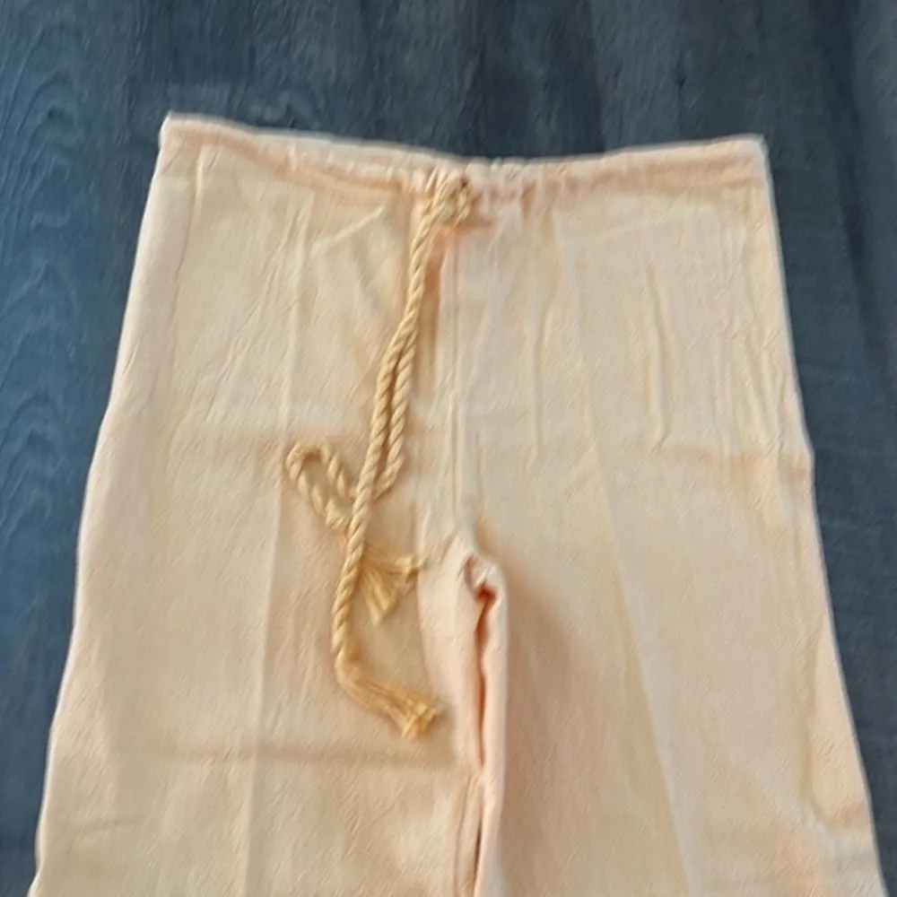 Drawstring waist wide leg beach pants Size undefined - Image 2