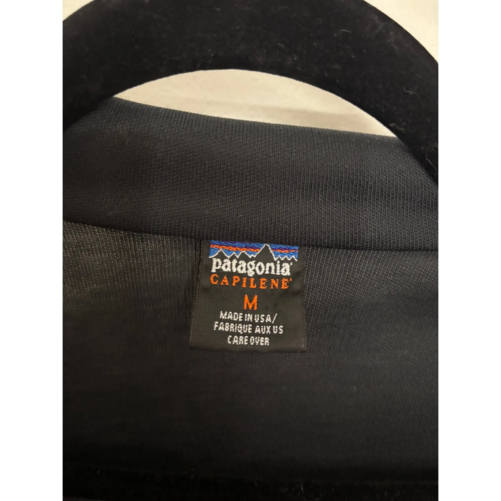 Patagonia Capilene Shirt Womens Medium Lightweight Zip-Neck Black Base Layer VTG - Image 3