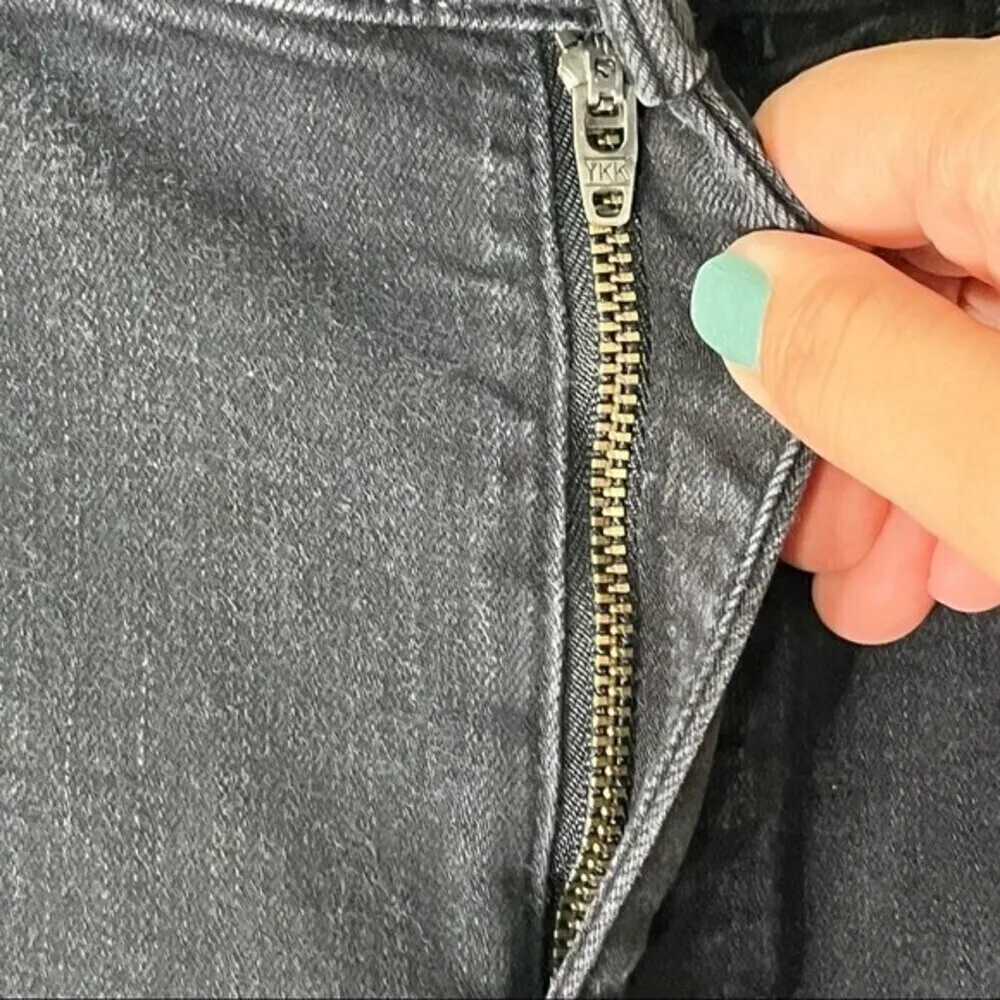 Madewell Roadtripper Jeans Black Women’s Size 28 High Rise Skinny Bennett Wash - Image 9