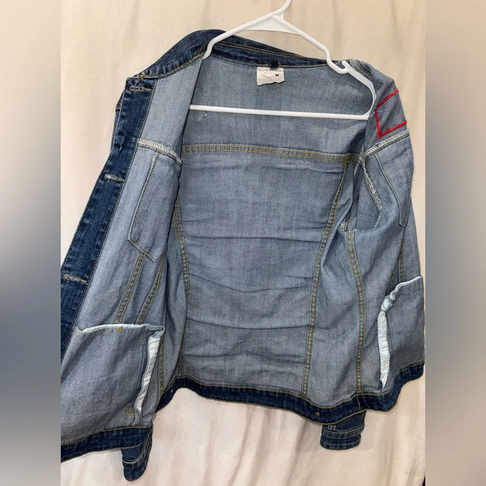 Trolls World Tour Jean‎ Jacket Movie Promo HTF US Denim Patches - Image 4