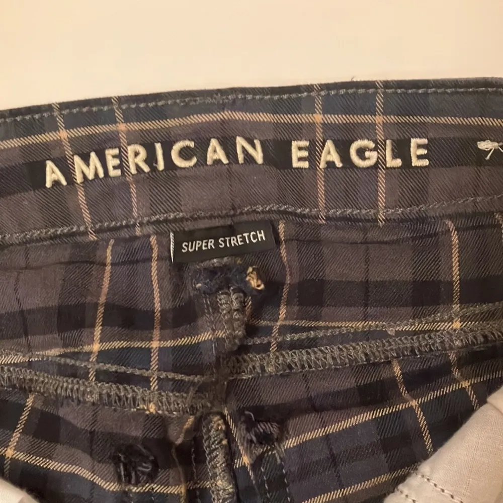 American Eagle Plaid Skinny Hi-Rise Jeggings - Image 7