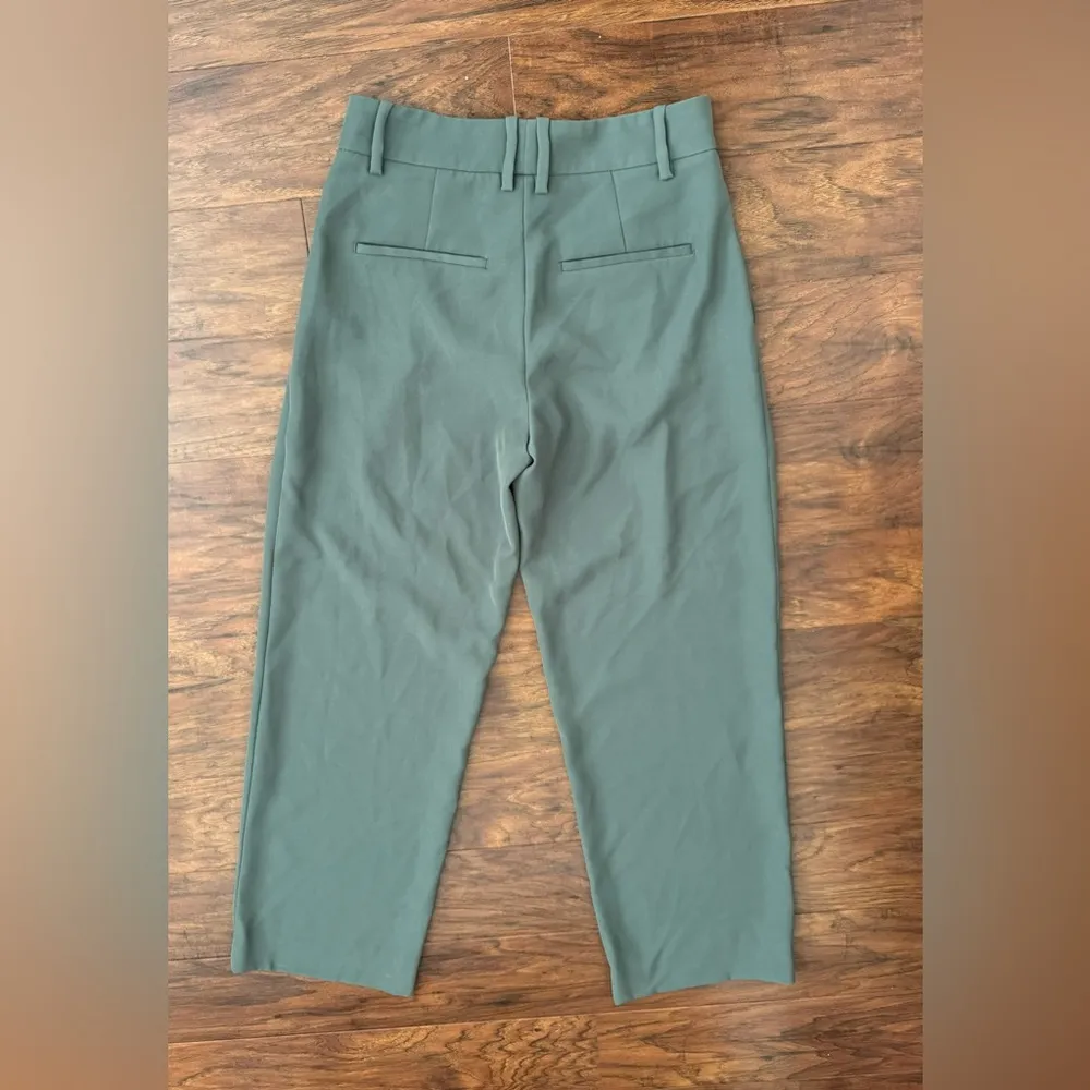 Vince Ankle Pleated Front Dress Pants Quiet Luxury Career Office Minimalist Sz 0 - Image 2