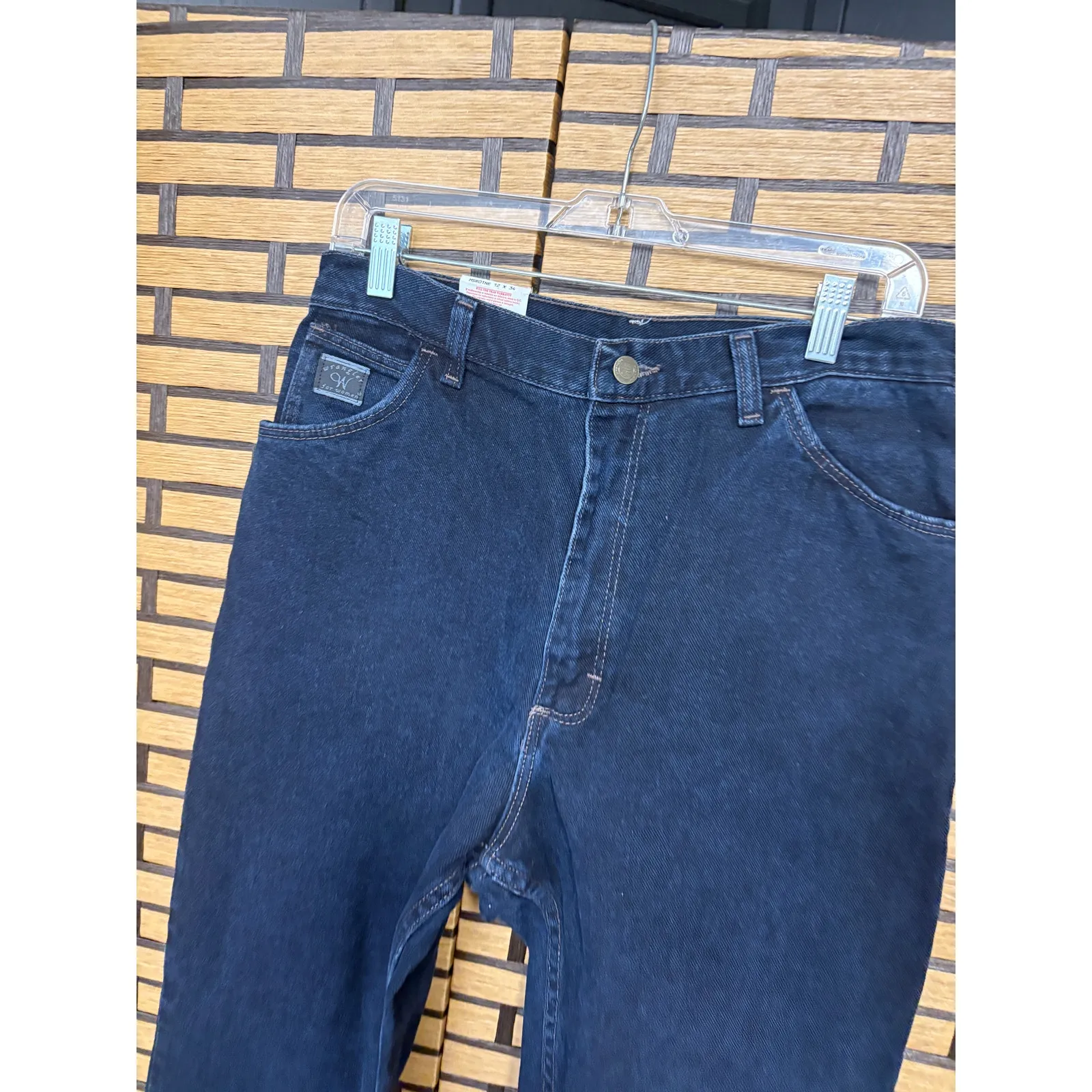 Wrangler Relaxed Fit Jeans Size 12 Long - Image 3