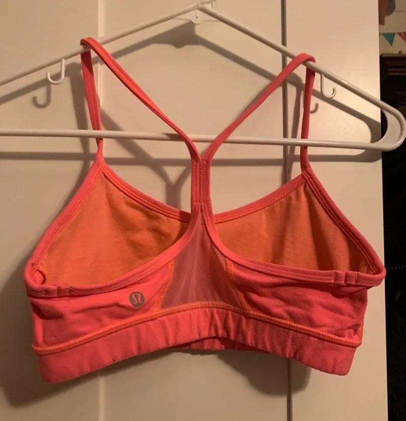 Lululemon Pink Sports Bra - Image 2