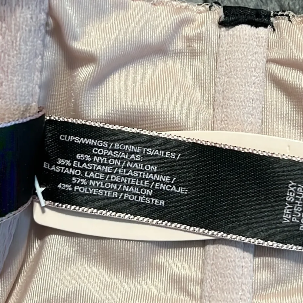 Victoria’s Secret 34D very sexy push-up bra slide lock closure adjustable straps - Image 9