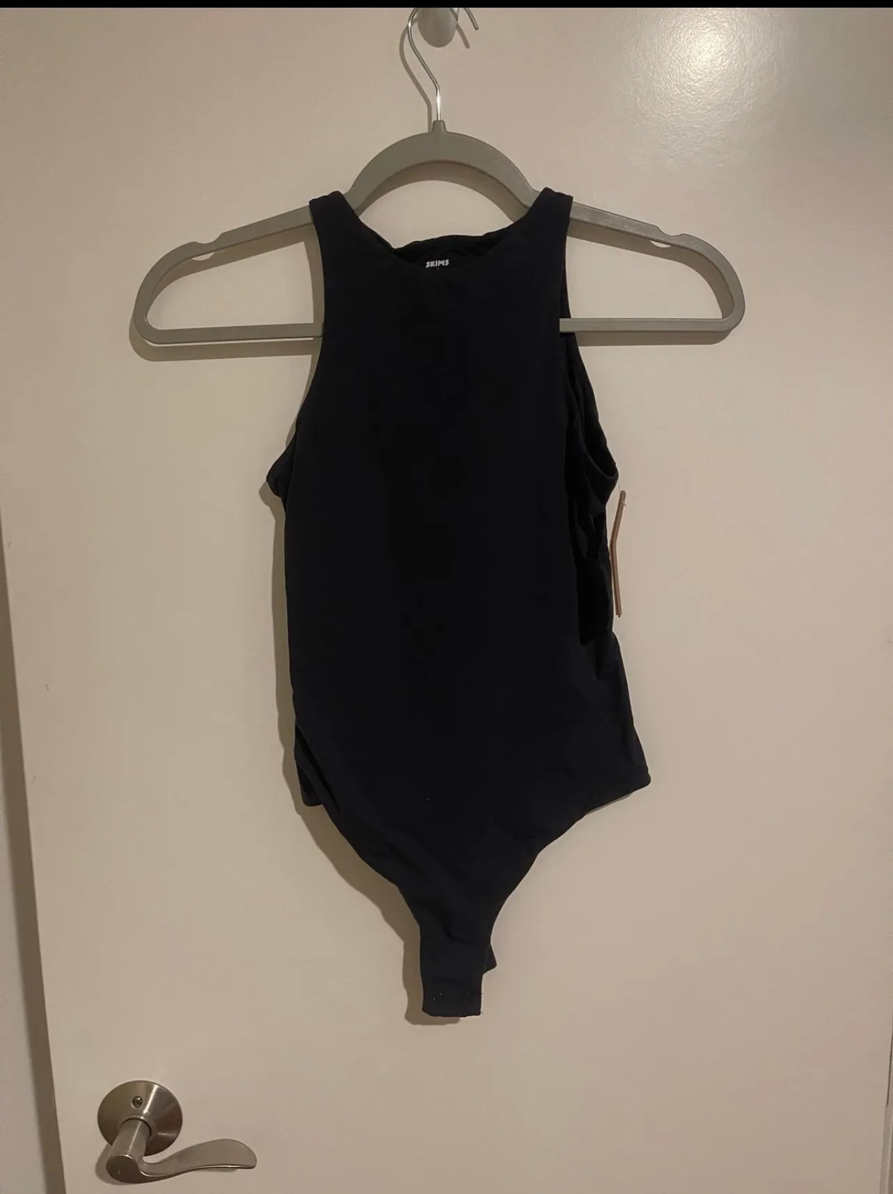 NWT  FITS EVERYBODY HIGH NECK BODYSUIT ONYX S - Image 2