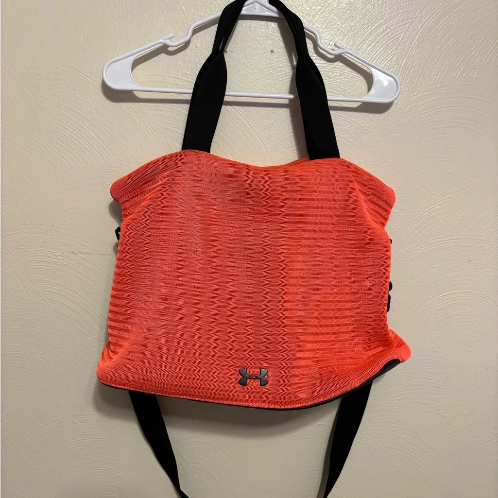 Under Armour Orange Tote with Black Handles - Image 6