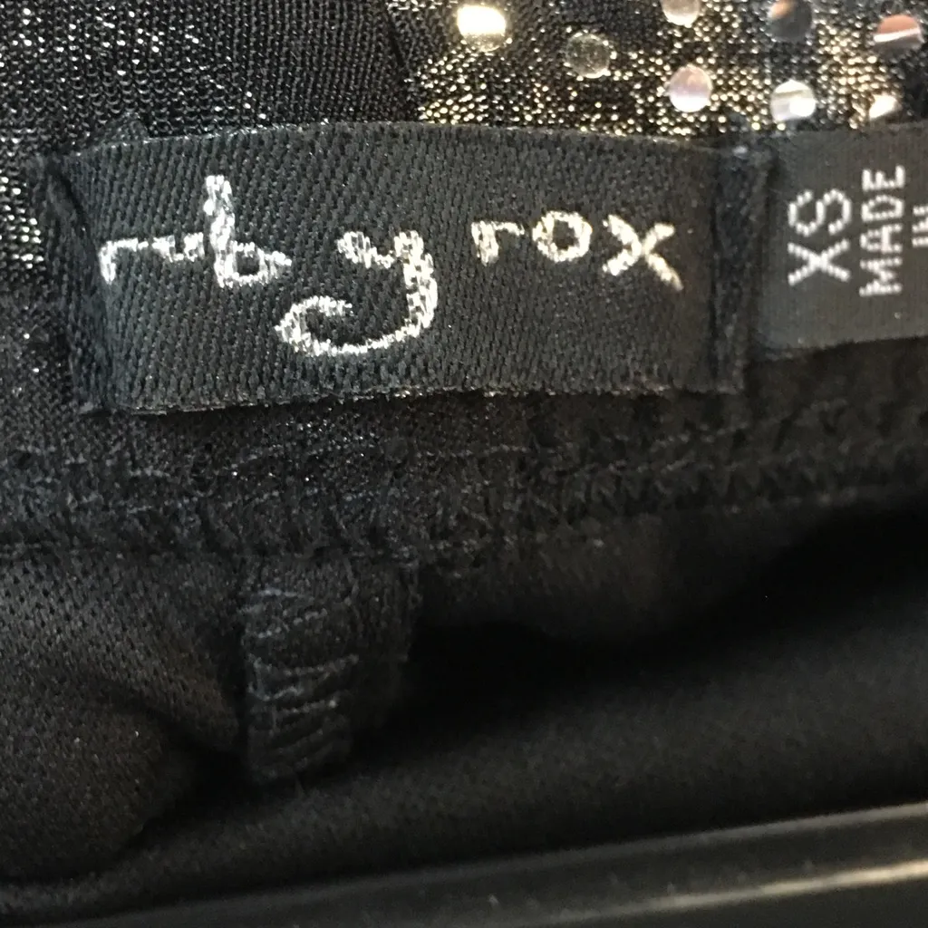 Ruby Rox  XS Black and Gray formal dress - Image 3