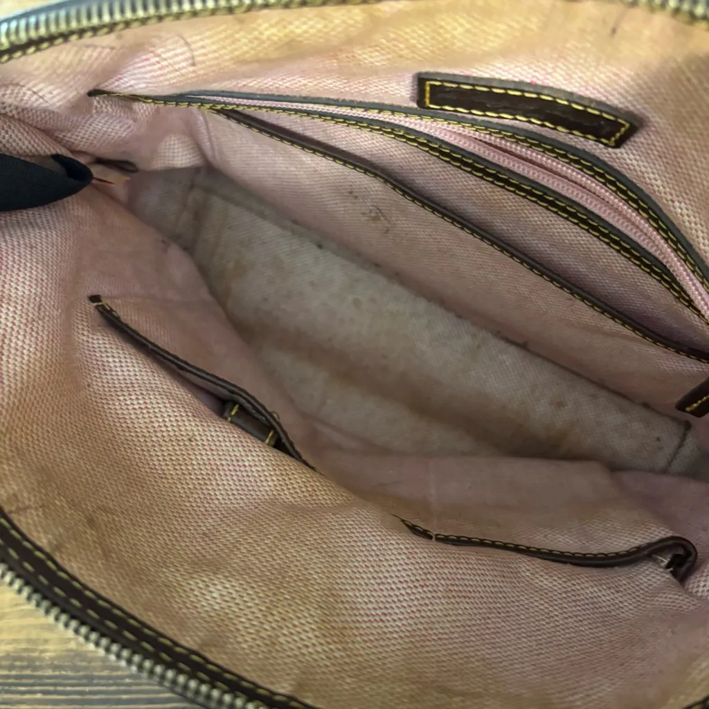 Dooney‎ & Bourke Red/Burgundy Dillon Crocodile Satchel - Image 11