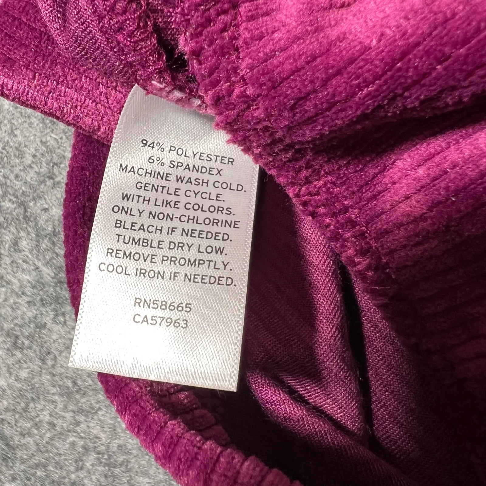 BP Flared Corduroy Pants Magenta Pink Velvet Bell Bottoms Size M Purple Size M - Image 7