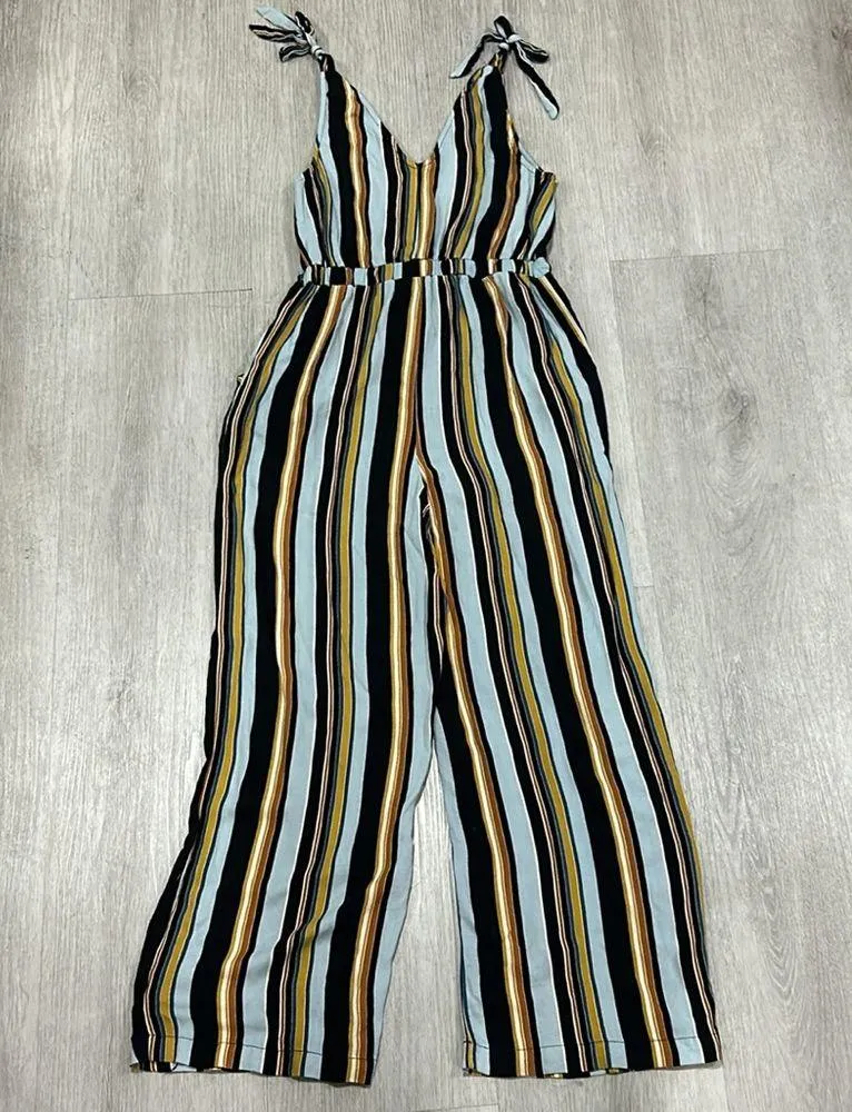 Xhilaration striped wide leg jumpsuit - Image 3