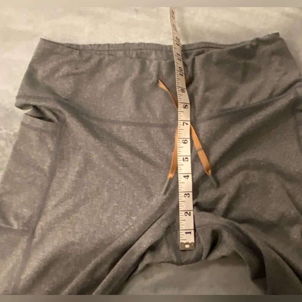 Reebok Gray Moisture Wick Stretch Joggers Elastic Drawstring Pockets Size L - Image 8