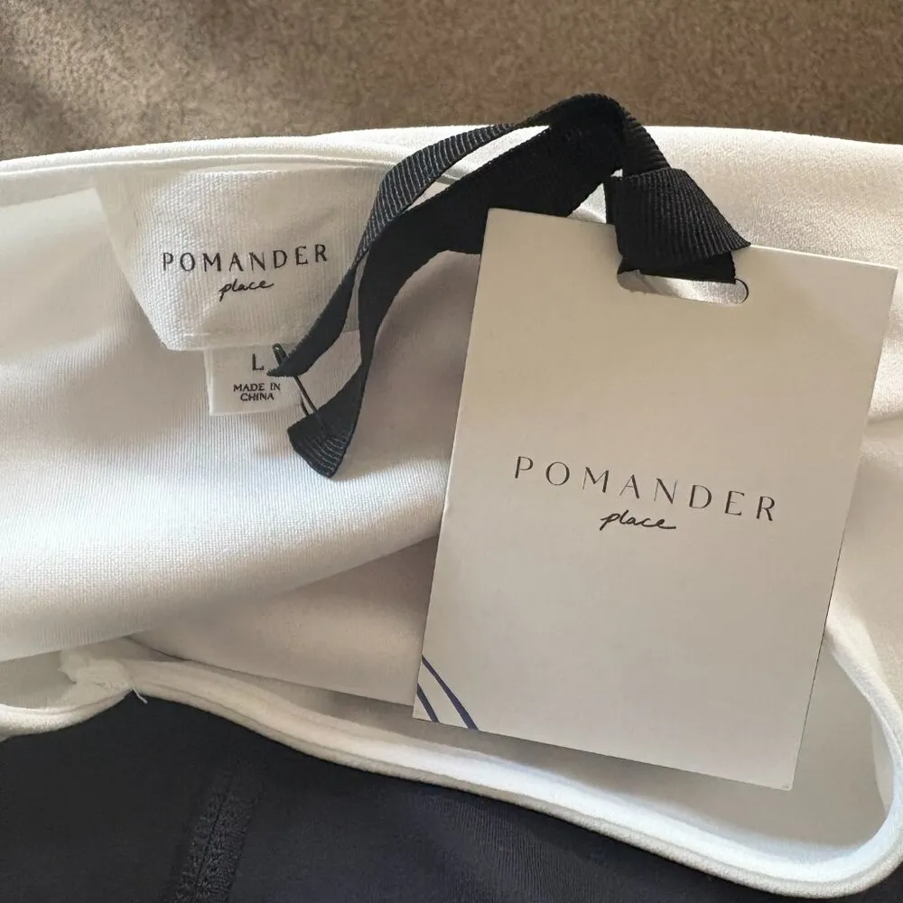 Tuckernuck Pomander Place White Hollis Top Womens Long Sleeve Large NWT - Image 4