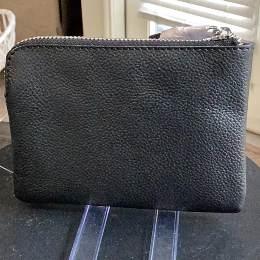 Zadig & Voltaire Black Leather Wristlet - Image 2