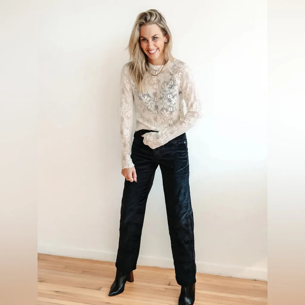 Free People Risk Taker Cord Straight - Black - Image 7