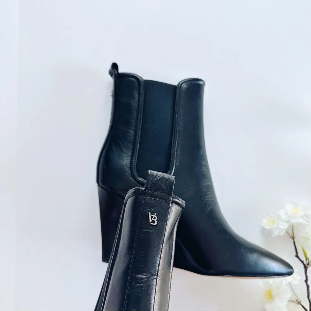 NEW Veronica Beard Iluska Wedge Boots Black Designer - Image 6