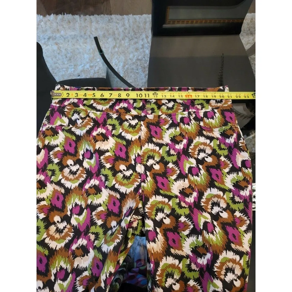 Terra & Sky Women Multicolor Cotton & Polyester Mid Rise Pull on Skinny Pant 2X - Image 9