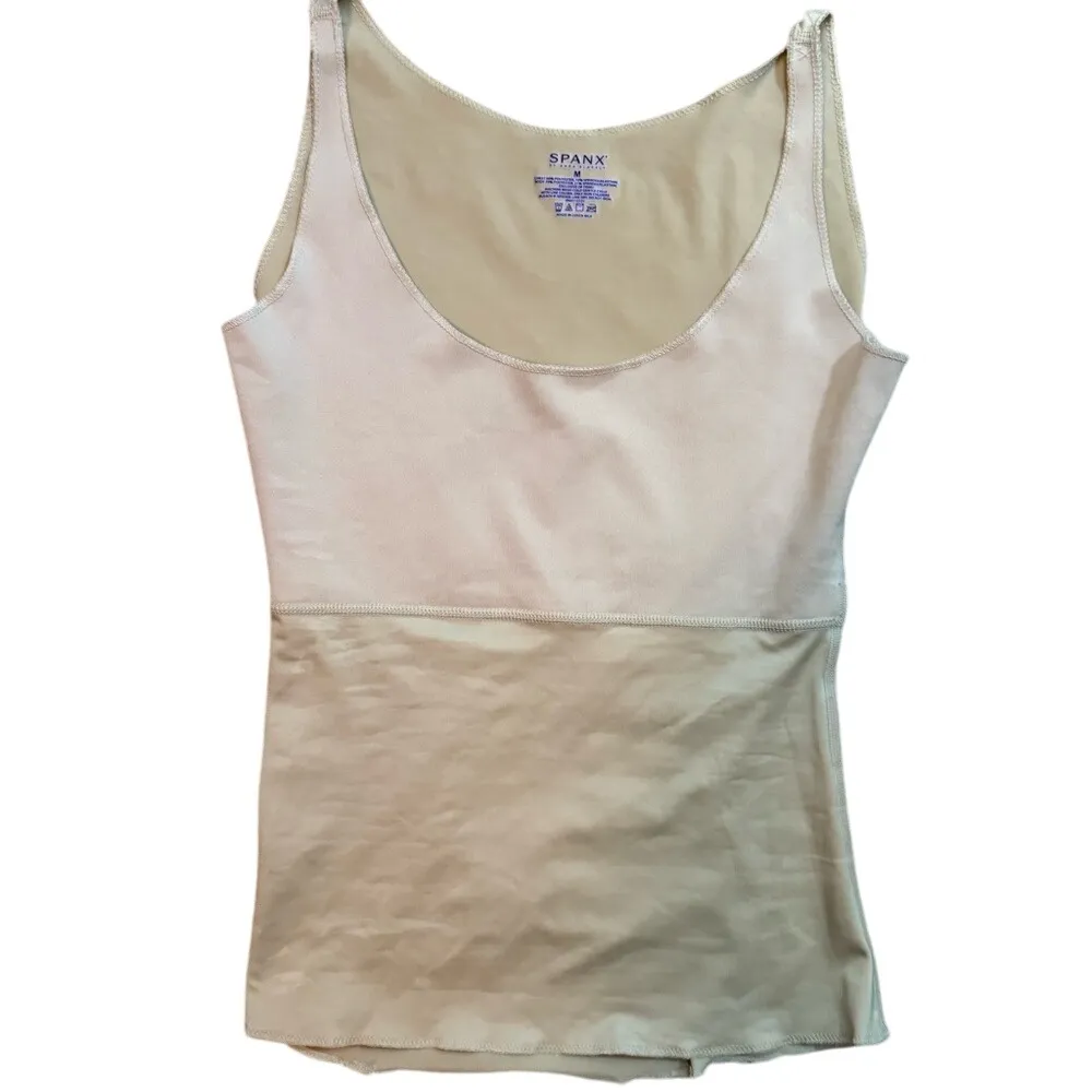 SPANX Size Medium Compression SET (2) Tank Top and Shorts Formal Wear‎ - Image 7