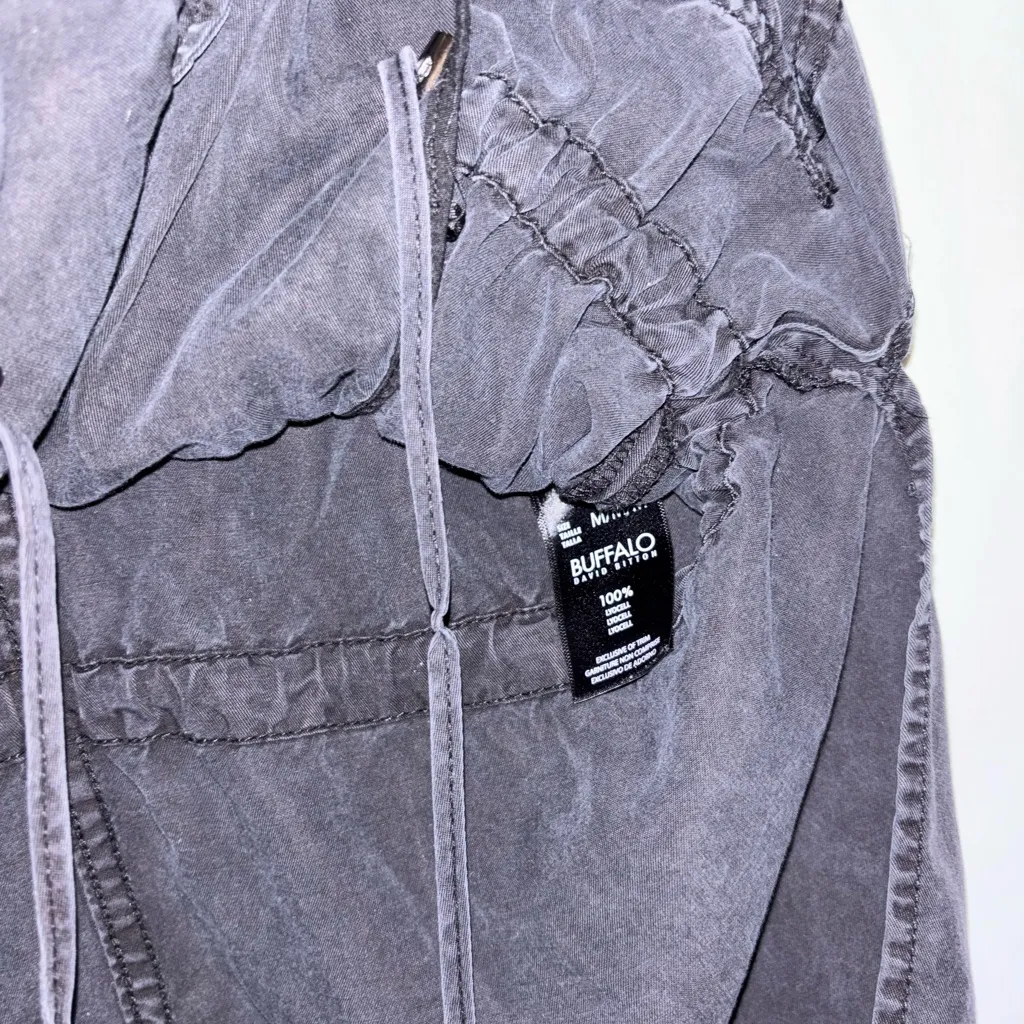 Buffalo David Bitton Charcoal Denim Vest - Image 5