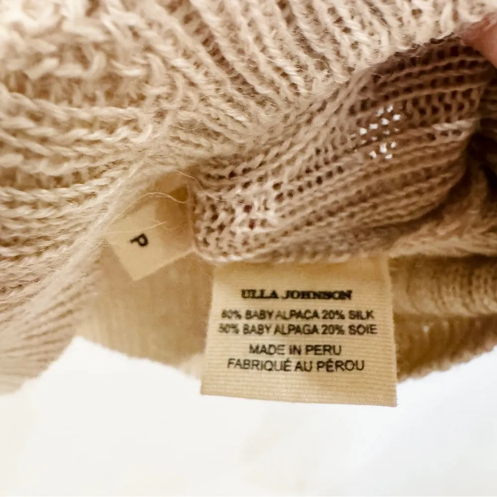 Ulla Johnson Monroe Alpaca and silk Puff Sleeve blouse NWT - Image 8