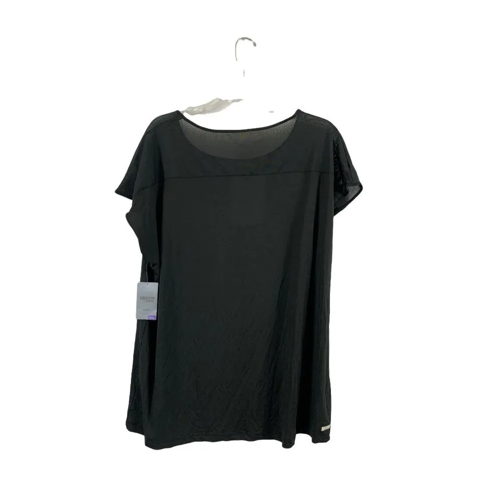 Danskin Now Women's Black Workout Top Size XXL - Image 2