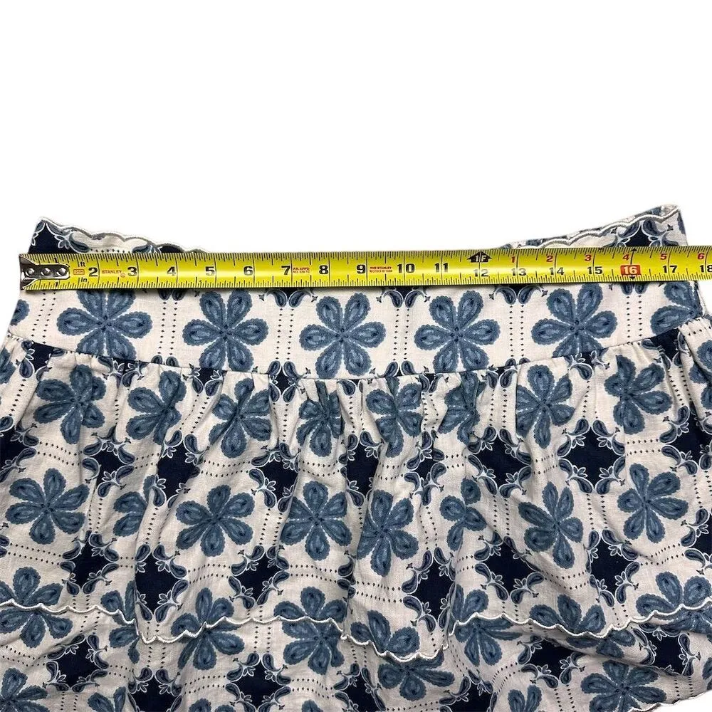 Agua Bendita x Target Women's XL Coral Tile Print Tiered A-Line Mini Skirt - Image 5