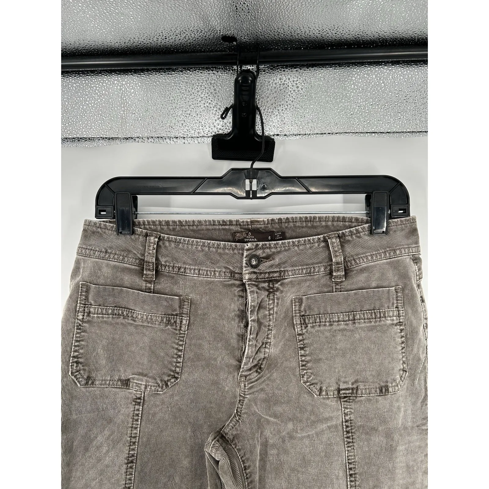 Prana Merrigan Pants‎ Skinny Corduroy Pants Stretch Grey Womens Size 6 30 30x28 - Image 10