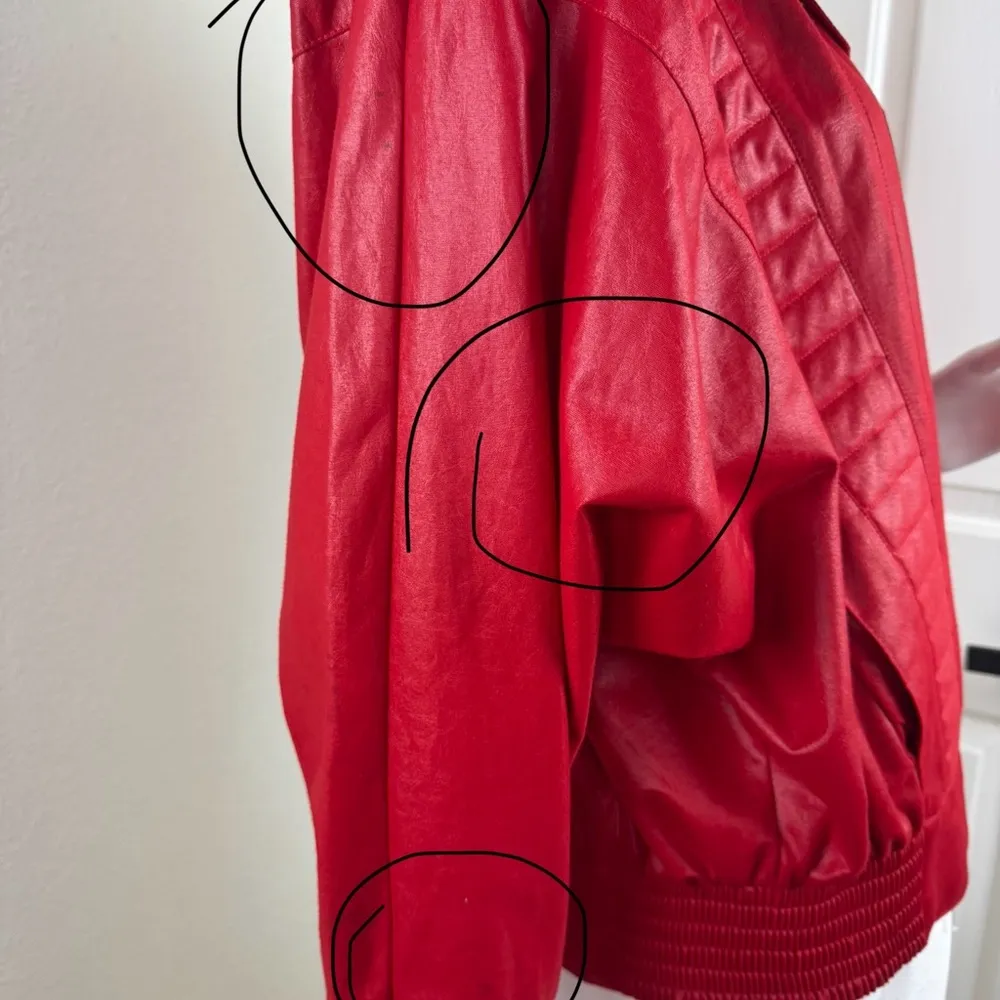 City Girl Polyester Red 1980s Vintage Suits,Separates for Women #145 Size 10 - Image 7