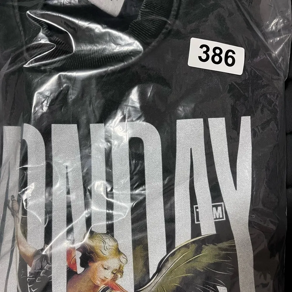 PHILOCTETES MONDAY Crewneck Graphic Sweatshirt Pullover Unisex Sz M NWT Black Size M - Image 7