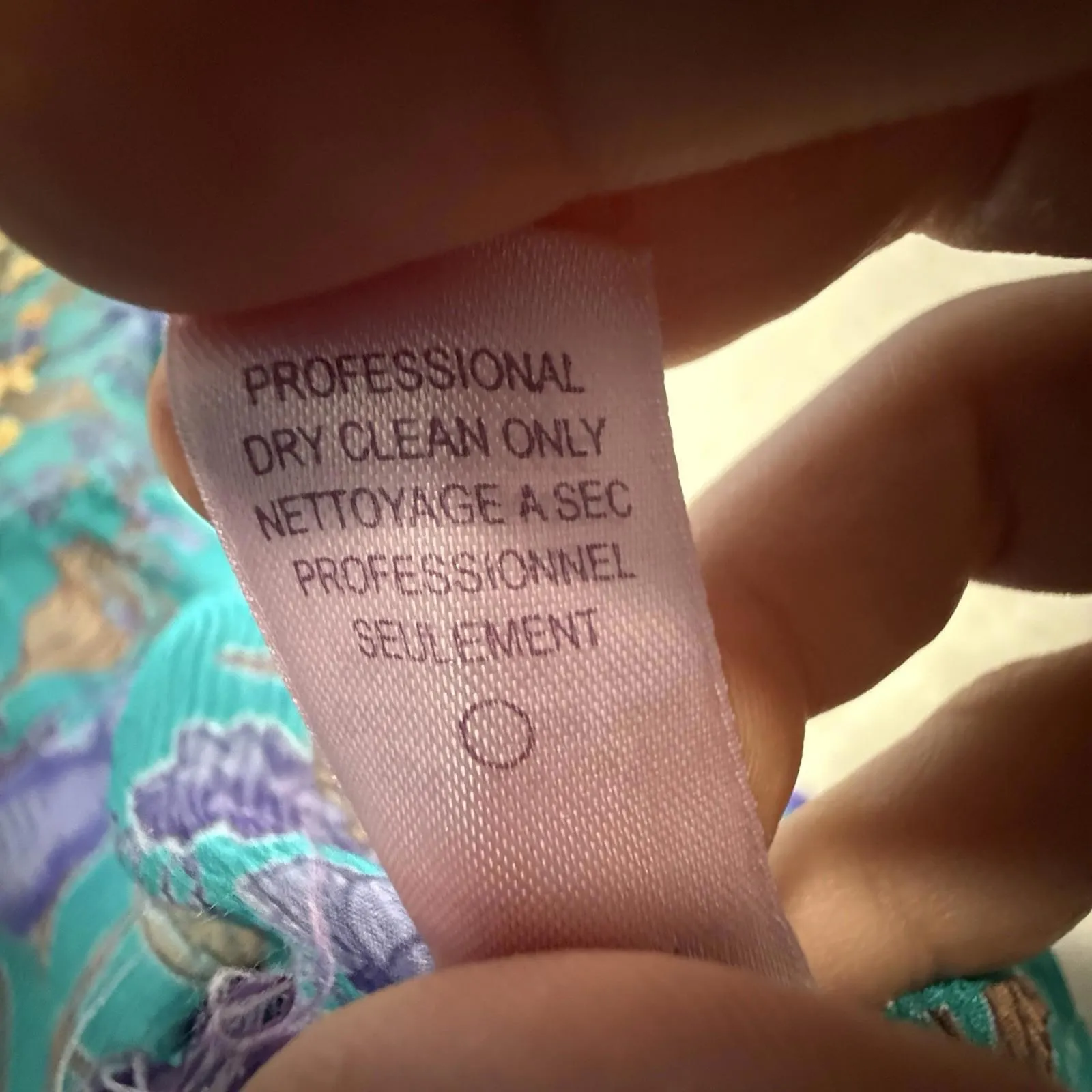 Calypso Christiane Celle Silk Boho Blouse Blue Purple With Embroidery S Small - Image 9