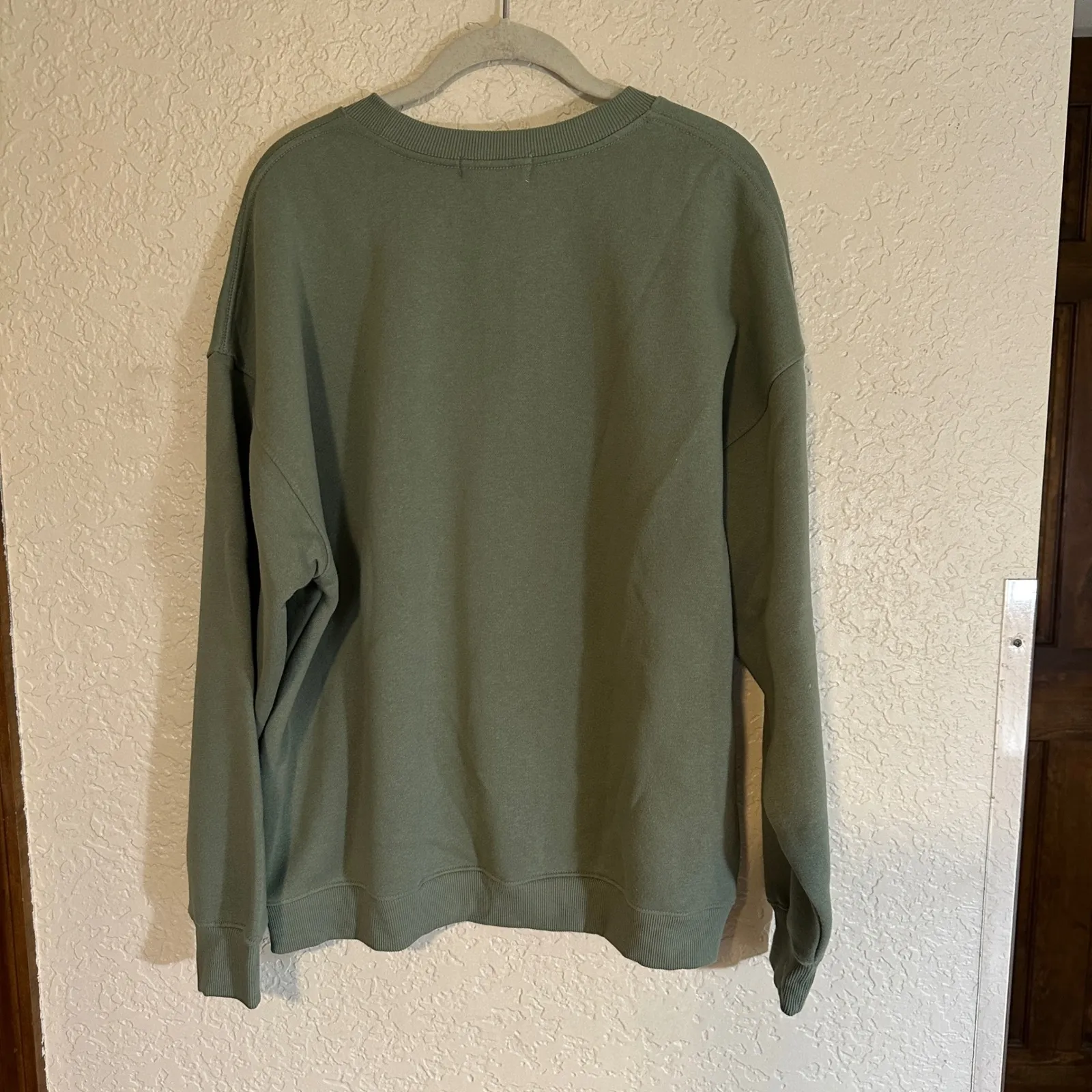 State of Mine Womens Large Green Florida Orange Blossom Embroidered Sweatshirt - Image 8